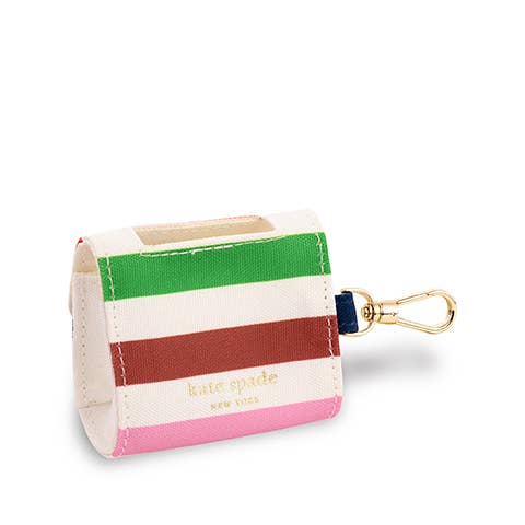 Kate Spade New York | Adventure Stripe - Poop Bag Holder-Kate Spade New York-Love My Hound