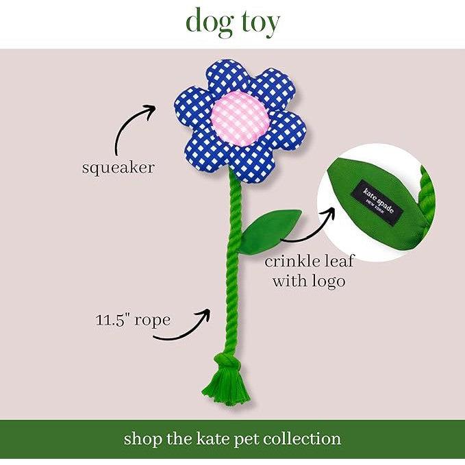 Kate Spade New York | Blue Flower Dog Chew Toy-Kate Spade New York-Love My Hound