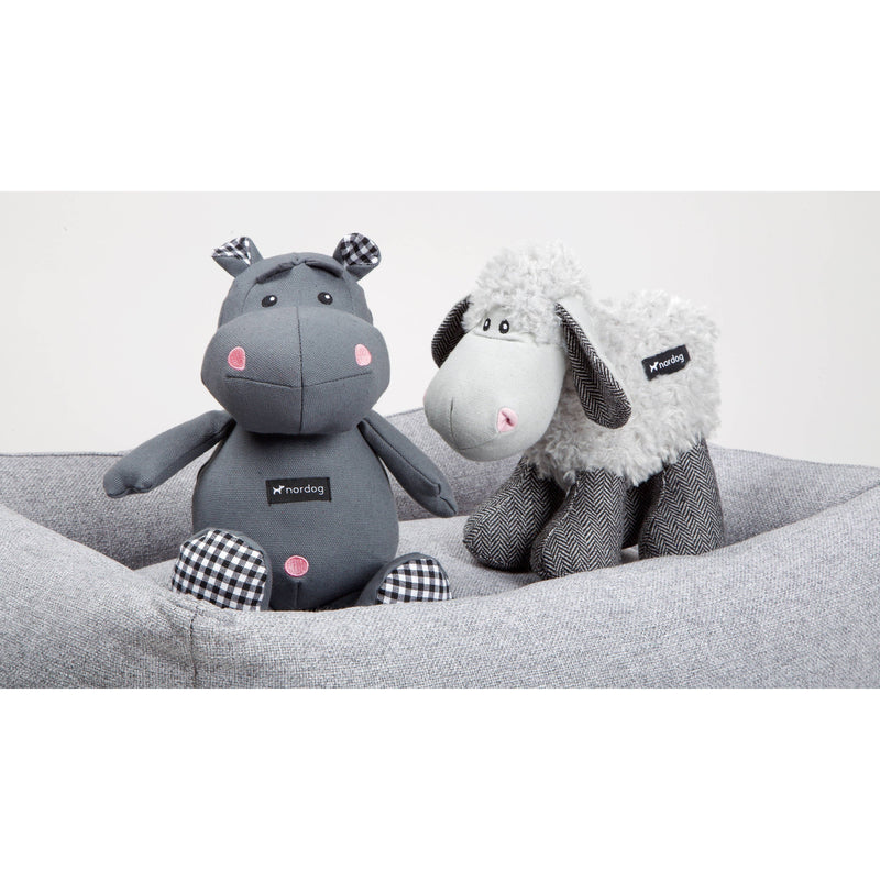 Nordog | Henny The Hippo Grey - Plush Dog Toy-Nordog-Love My Hound