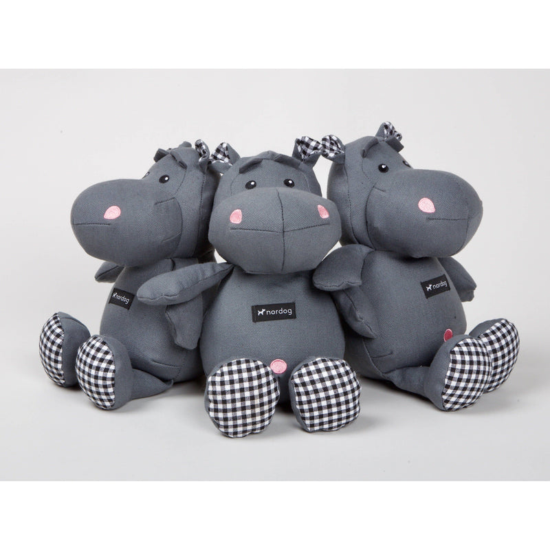 Nordog | Henny The Hippo Grey - Plush Dog Toy-Nordog-Love My Hound