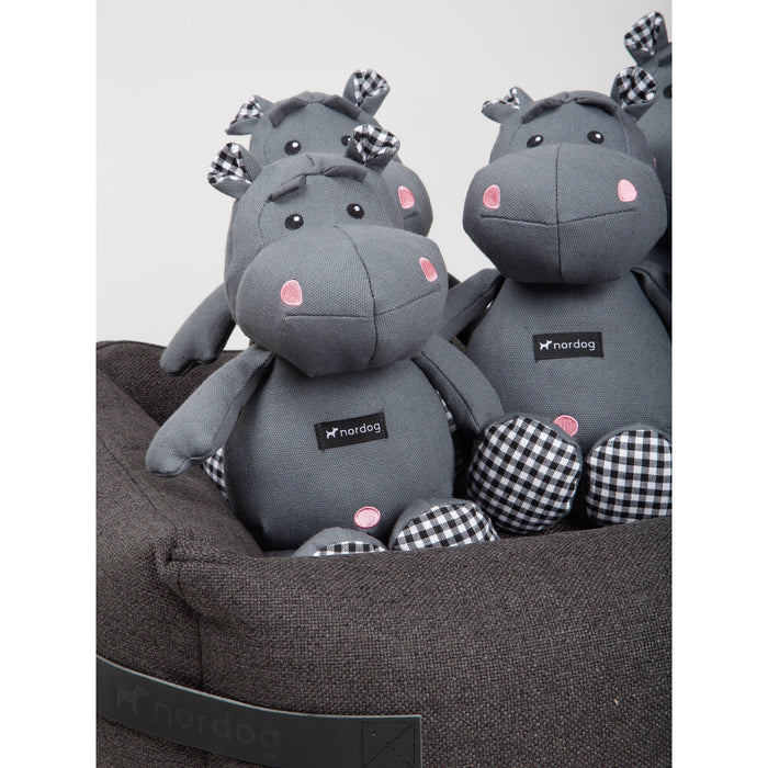 Nordog | Henny The Hippo Grey - Plush Dog Toy-Nordog-Love My Hound