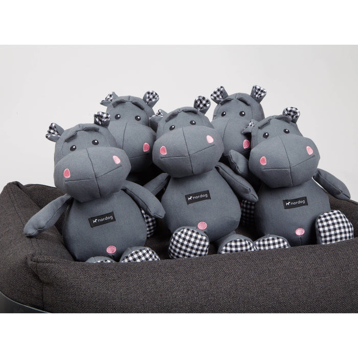 Nordog | Henny The Hippo Grey - Plush Dog Toy-Nordog-Love My Hound