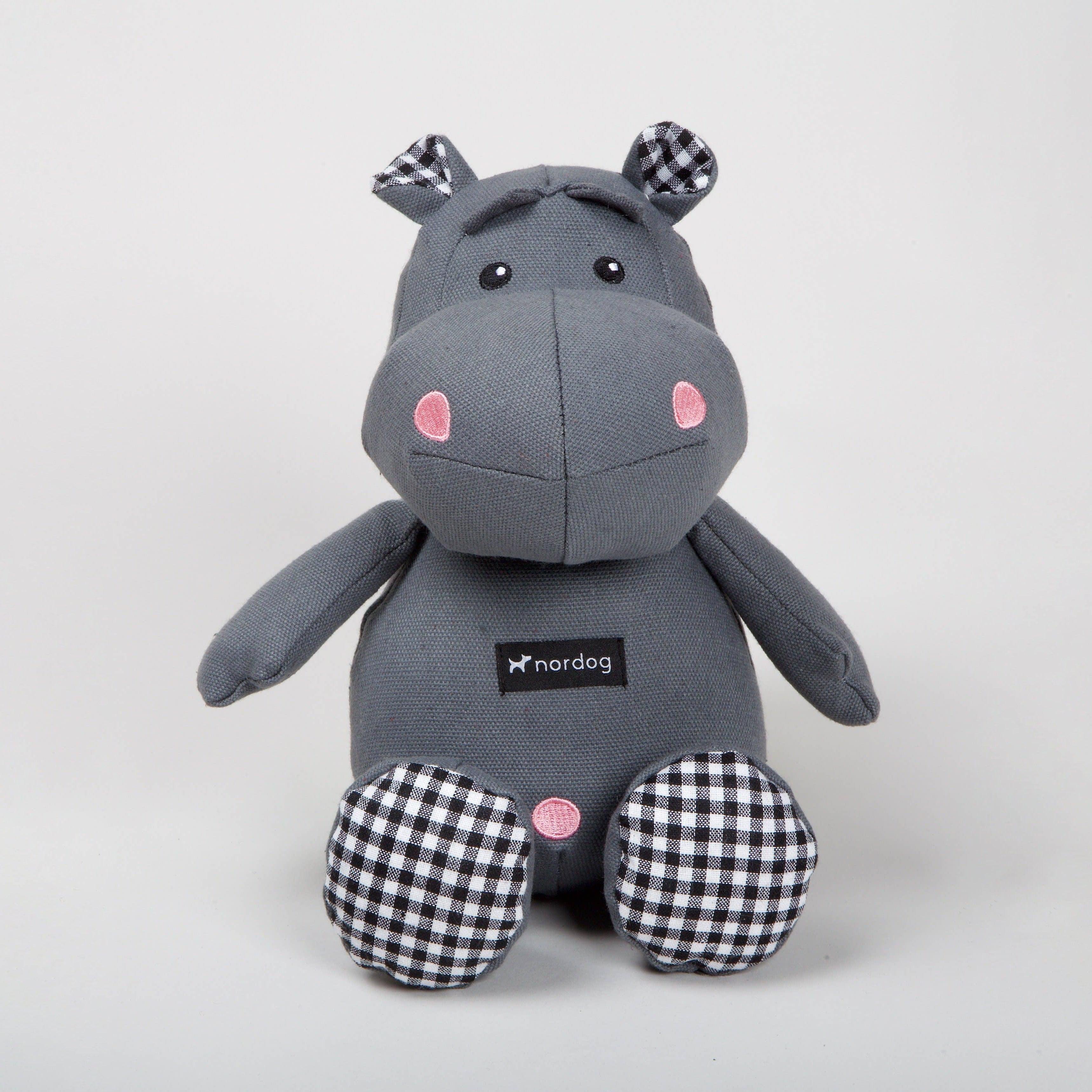 Nordog | Henny The Hippo Grey - Plush Dog Toy-Nordog-Love My Hound