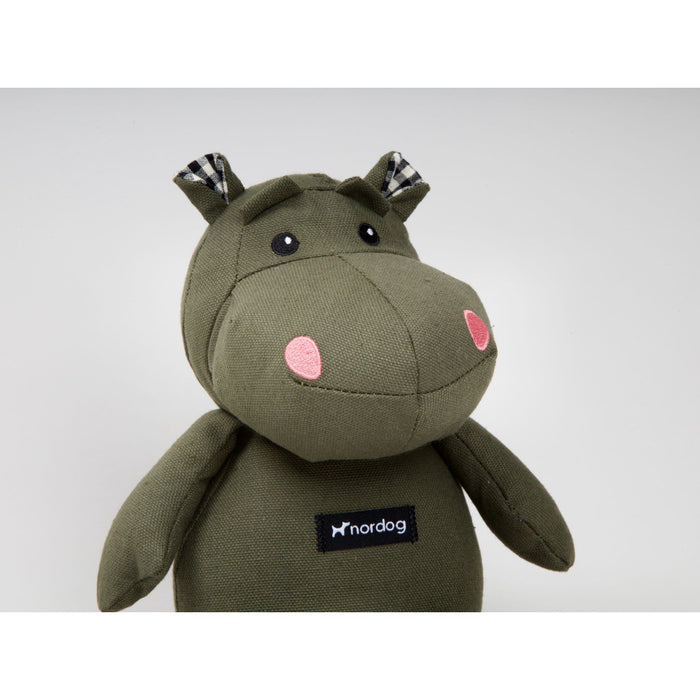 Nordog | Henny The Hippo Olive - Plush Dog Toy-Nordog-Love My Hound