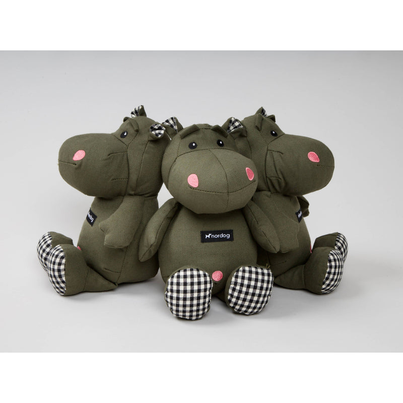 Nordog | Henny The Hippo Olive - Plush Dog Toy-Nordog-Love My Hound