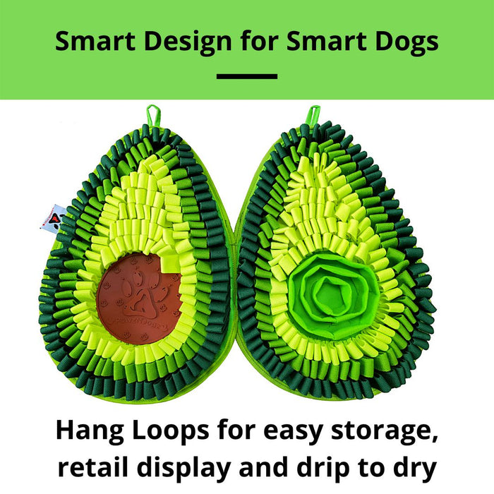 PawsNDogz | Delicious Avocado™ Anti-Bite Snuffle Mat | Challenge Level 3-PawzNDogz-Love My Hound