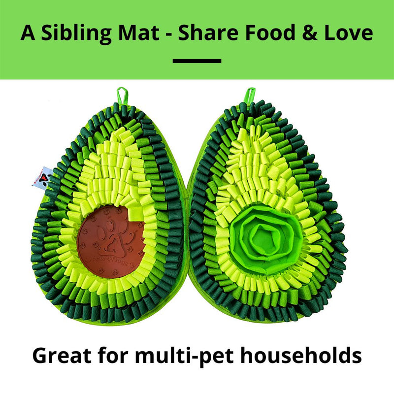 PawsNDogz | Delicious Avocado™ Anti-Bite Snuffle Mat | Challenge Level 3-PawzNDogz-Love My Hound