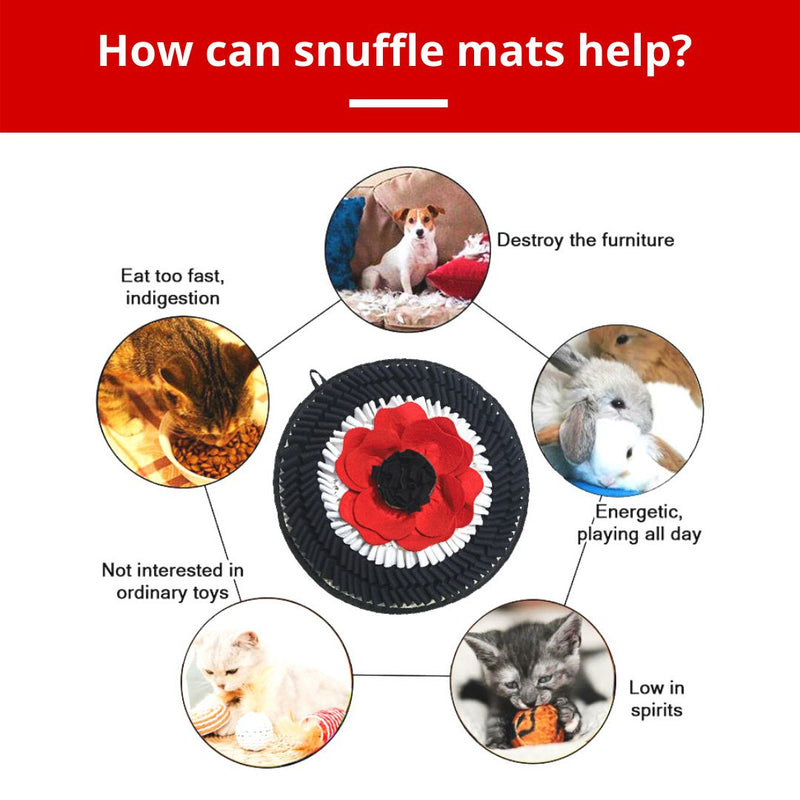 PawzNDogz | Flower Power™ Anti-Bite Snuffle Mat | Challenge Level 3-PawzNDogz-Love My Hound