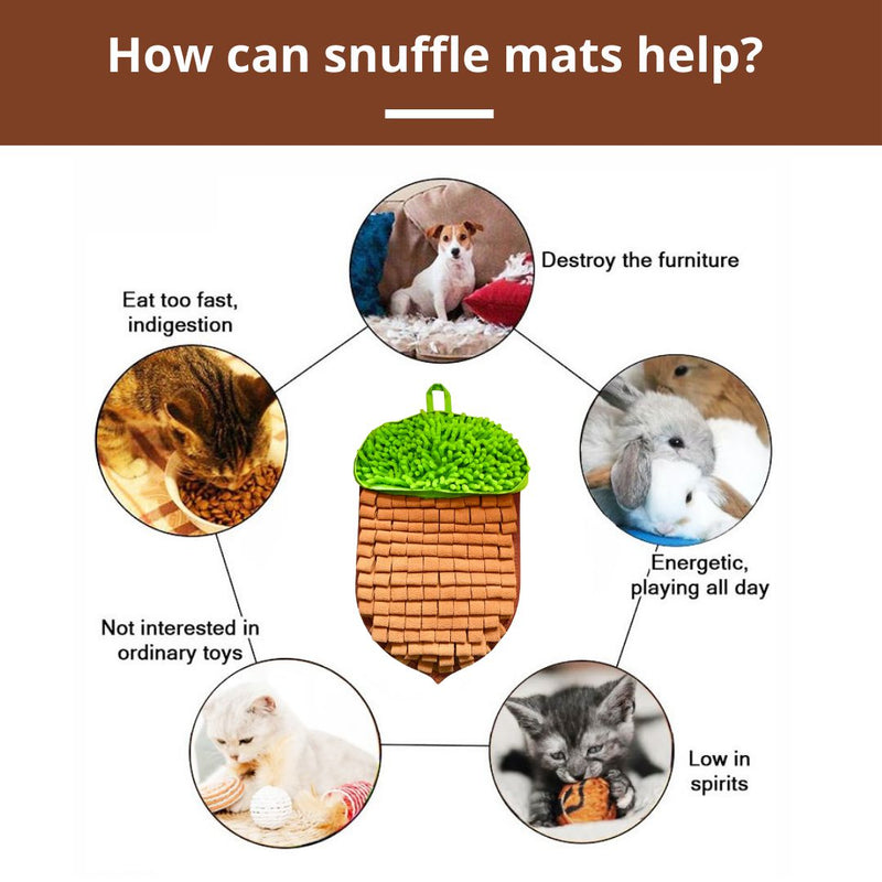 PawzNDogz | Nutty Acorn™ Snuffle Mat | Challenge Level 1-PawzNDogz-Love My Hound