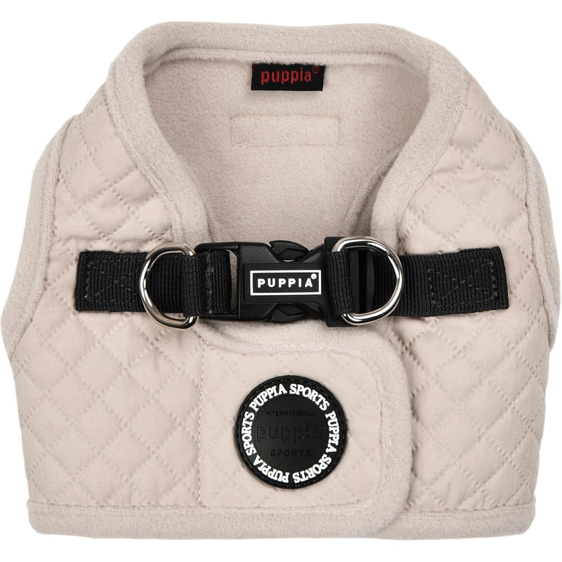 Puppia | Irvin Quilted Dog Harness (B) - Cream-Puppia-Love My Hound