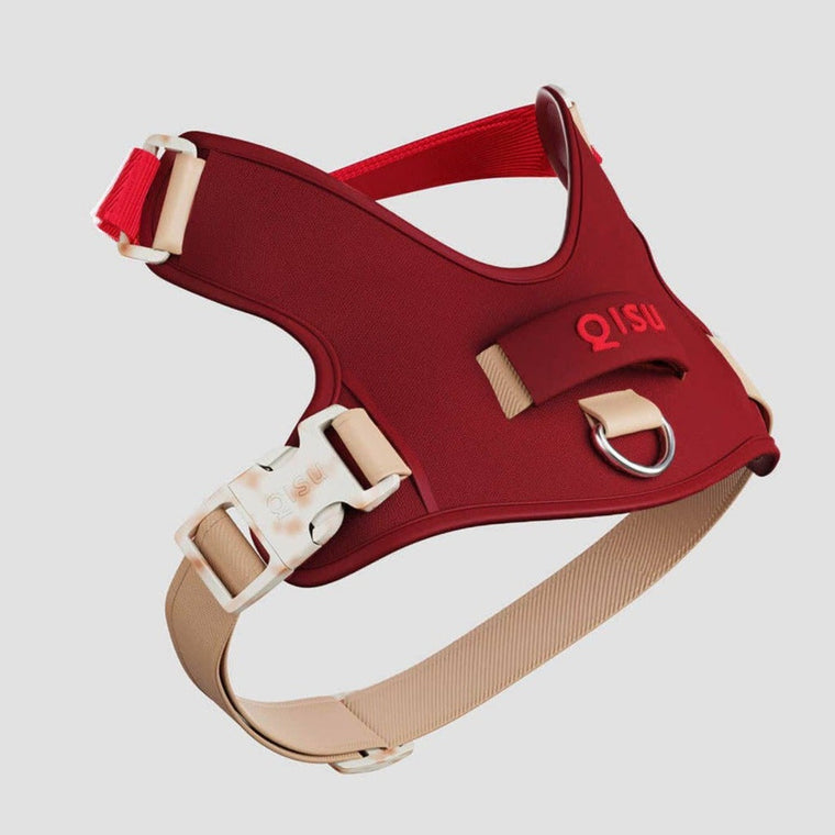 Qisu | Hug Dog Harness - Garnet