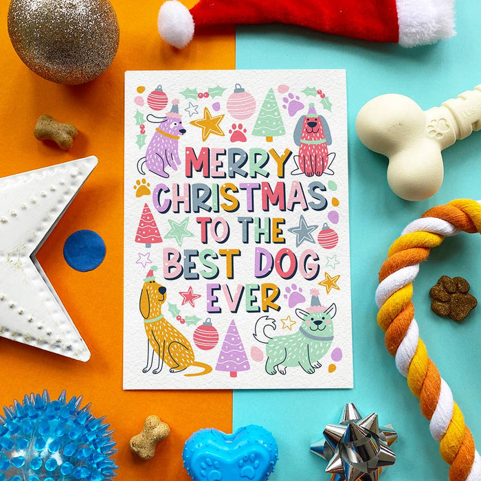 Scoff Paper | Merry Christmas to the best dog ever - Edible Christmas Card-Scoff Paper-Love My Hound