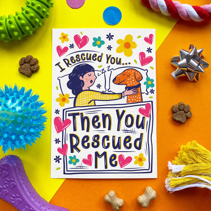 Scoff Paper | Rescue Dog - Edible Greeting Card-Scoff Paper-Love My Hound