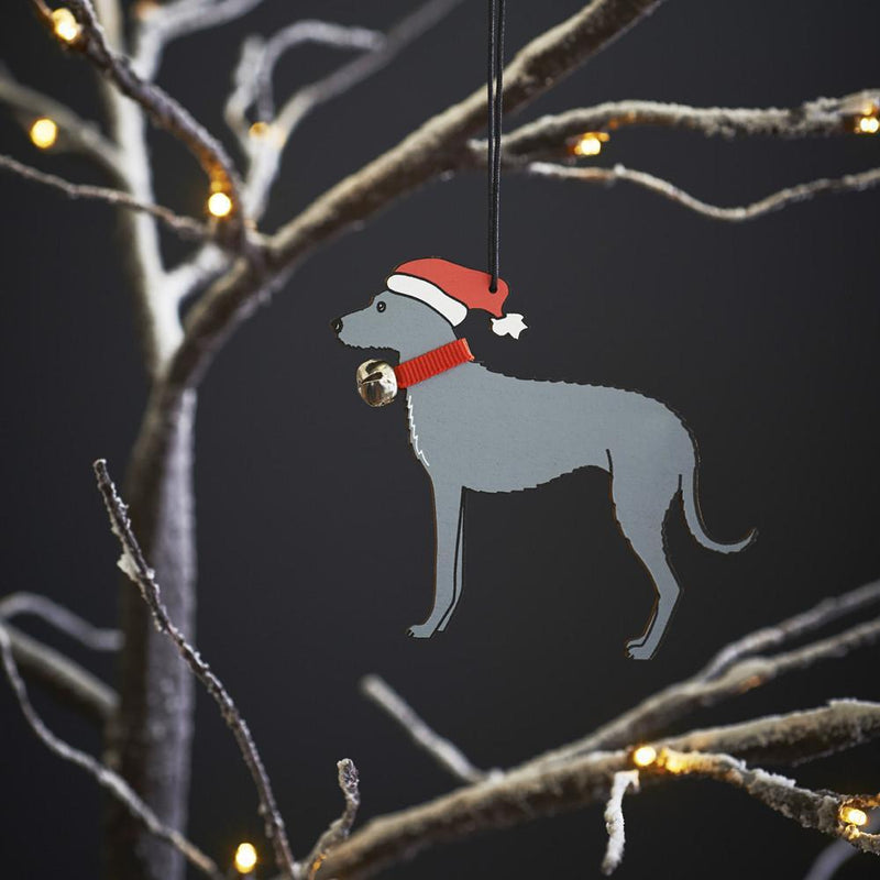 Sweet William | Christmas Tree Decoration - Lurcher-Sweet William-Love My Hound