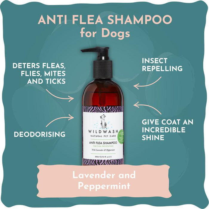 Wildwash PRO | Anti Flea Shampoo for Dogs - 300ml-WildWash-Love My Hound