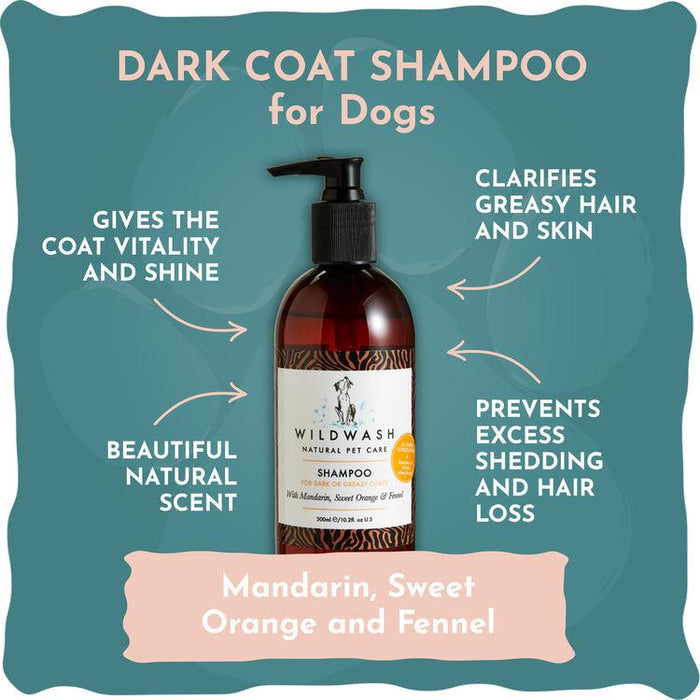 Wildwash PRO | Dark Coat Shampoo for Dogs - 300ml-WildWash-Love My Hound