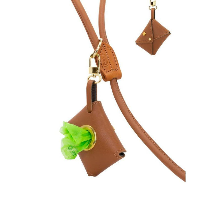 Dogs & Horses - Poosh - Luxury Poop Bag Holder - Tan-Dogs & Horses-Love My Hound