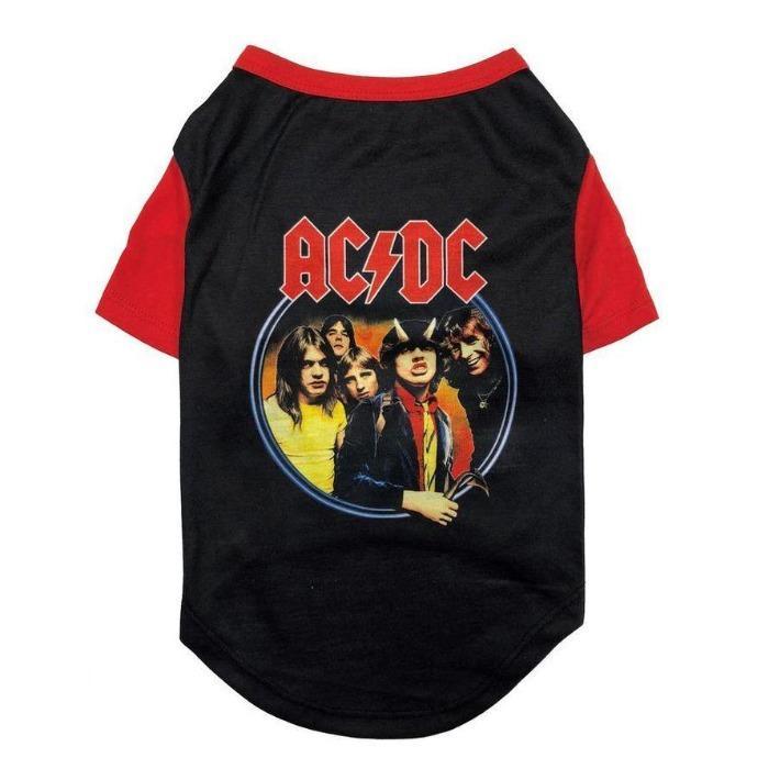 Fabdog | AC/DC 'Highway To Hell' - Dog T-Shirt-Fabdog-Love My Hound