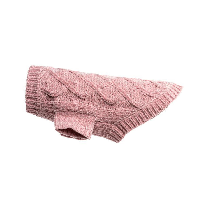 Fabdog | Chenille Super Soft Dog Jumper - Pink-Fabdog-Love My Hound