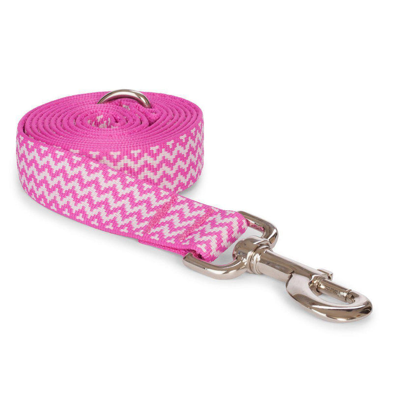 Fabdog | Chevron Dog Lead Pink-Fabdog-Love My Hound