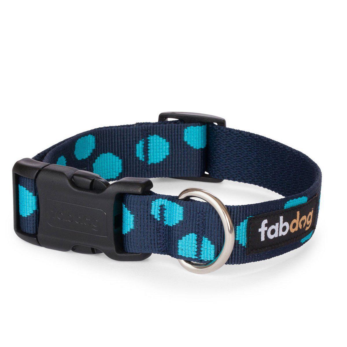 Fabdog | Polka Dot Collar Navy-Fabdog-Love My Hound