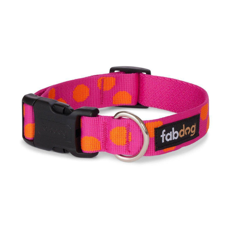 Fabdog | Polka Dot Collar Pink-Fabdog-Love My Hound