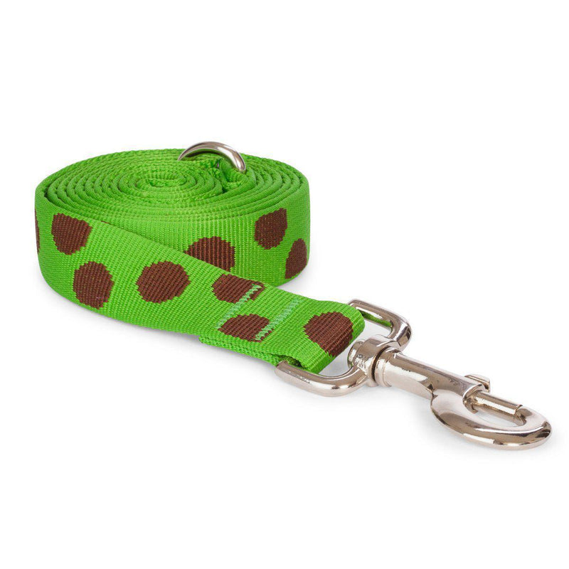 Fabdog | Polka Dot Lead Green-Fabdog-Love My Hound