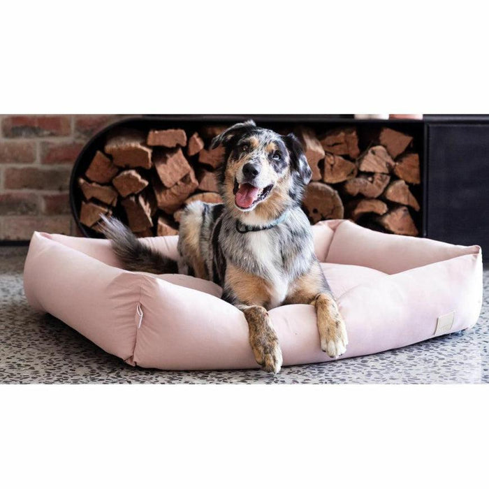 FuzzYard Life Cotton Bed - Soft Blush-FuzzYard Life-Love My Hound