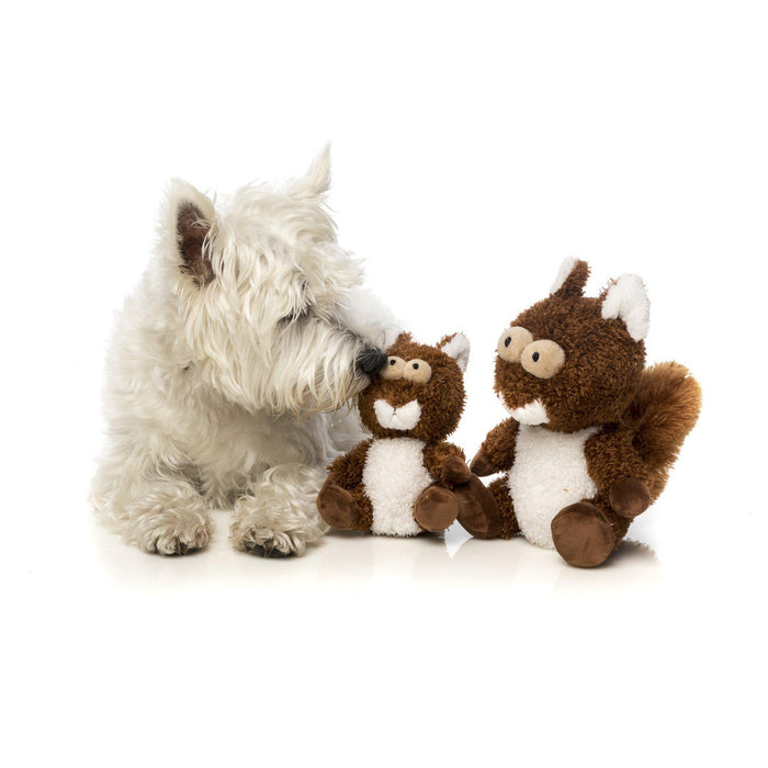 FuzzYard | Nuts the Squirrel Plush Dog Toy - Plush Dog Toy-FuzzYard-Love My Hound
