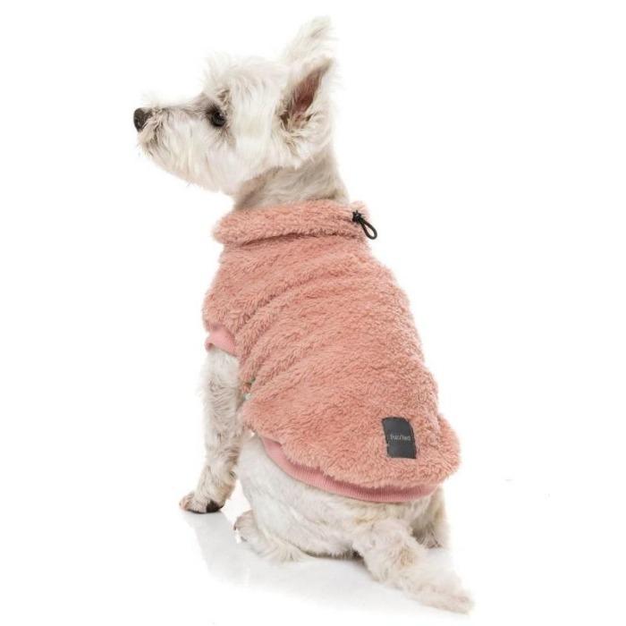 FuzzYard | Turtle Teddy Sweater - Rose Pink-FuzzYard-Love My Hound