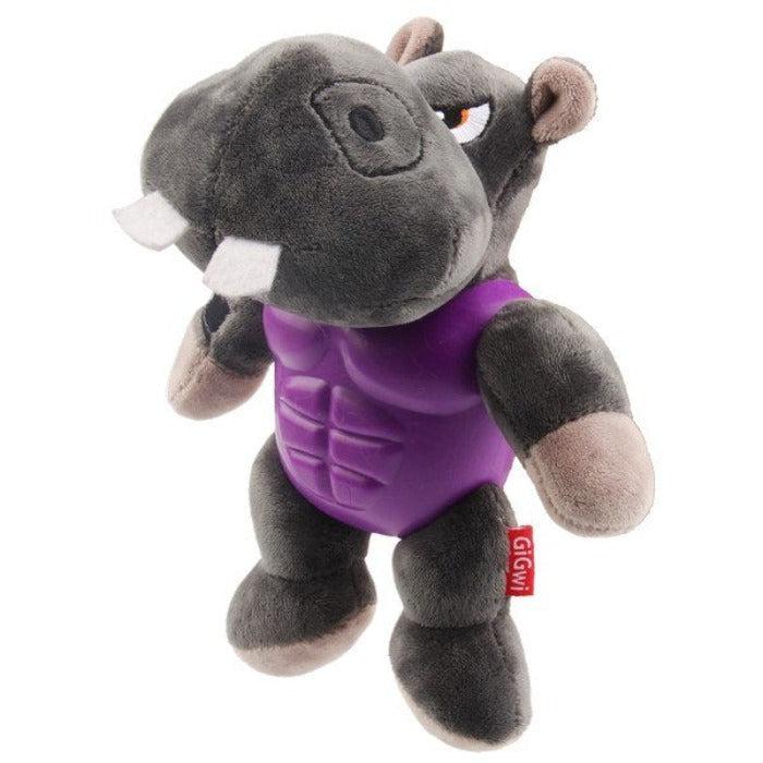 GiGwi - I'm Hero Armour Dog Toy - Hippo-GiGwi-Love My Hound