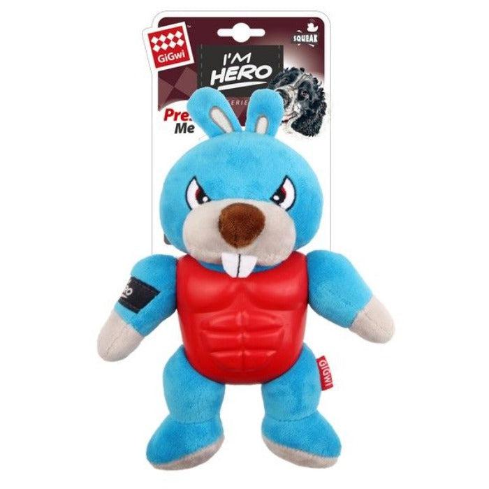 GiGwi - I'm Hero Armour Dog Toy - Rabbit