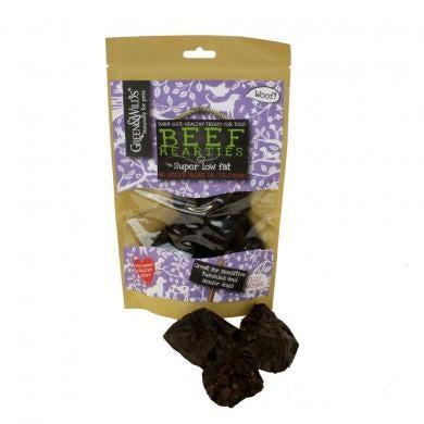 Green & Wilds | Beef Hearties Dog Treats - 140g-Green & Wilds-Love My Hound