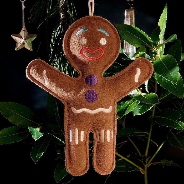 Green & Wilds | Eco Dog Toy - Jean Genie the Gingerbread Person-Green & Wilds-Love My Hound