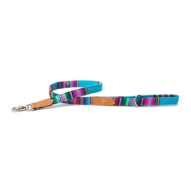 Hiro + Wolf Inca Blue Classic Dog Lead