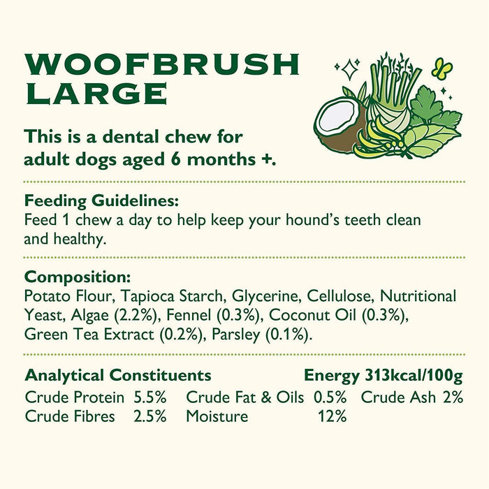 Lily's Kitchen Woof Brush Dental Dog Chew-Lily's Kitchen-Love My Hound