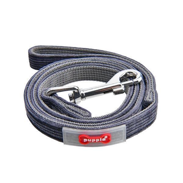 Puppia Cord Dog Lead Navy/Grey-Puppia-Love My Hound