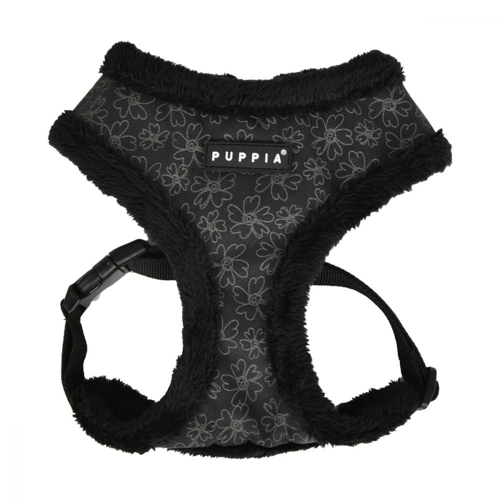 Puppia - Hepatica Soft Dog Harness (A) - Black-Puppia-Love My Hound