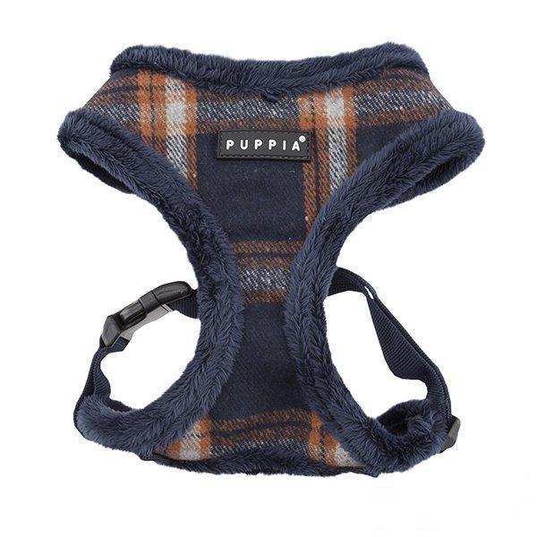 Puppia Kemp Dog Harness - Navy Check-Puppia-Love My Hound