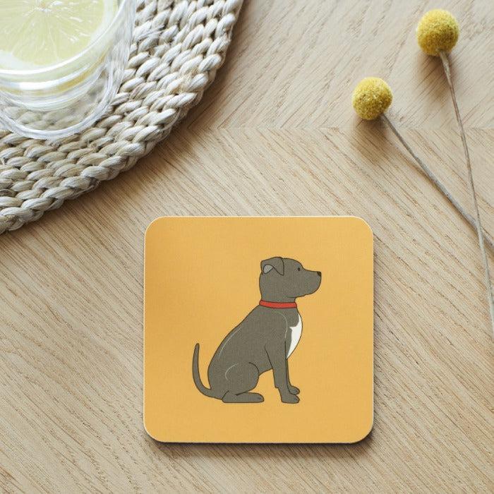 Sweet William - Staffordshire Bull Terrier (Staffie) Coaster-Sweet William-Love My Hound