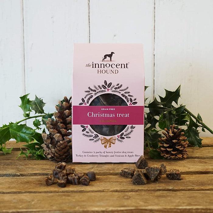 The Innocent Hound - Christmas Treat Collection with Venison Bites & Turkey Triangles | Dog Treats-The Innocent Hound-Love My Hound