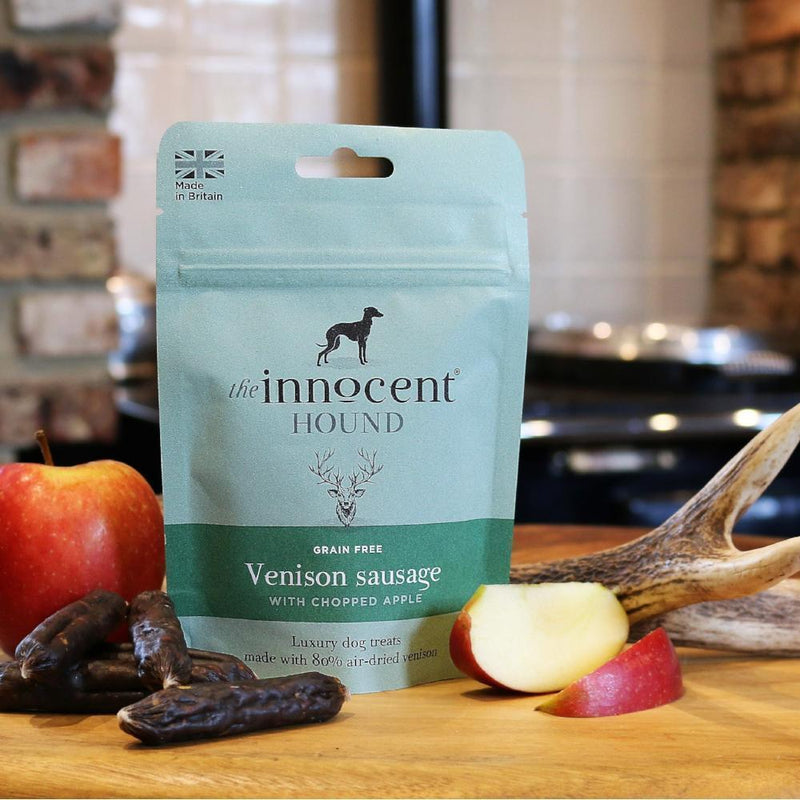 The Innocent Hound - Venison Sausages with Chopped Apple Dog Treats-The Innocent Hound-Love My Hound